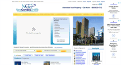 Desktop Screenshot of newcondosonline.com